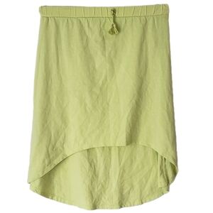 Crazy8 Lime Green High-Low Skirt – Size L (10–12)